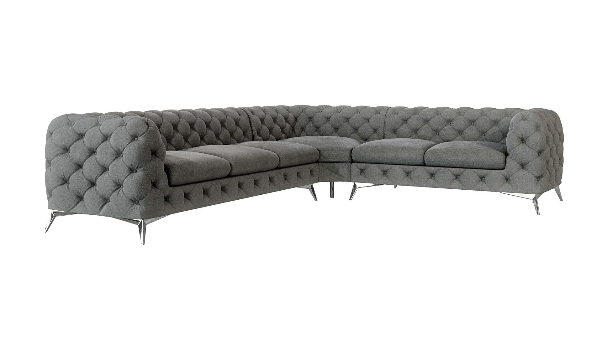 S-Style Möbel Ecksofa Kalina, Chesterfield mit günstig online kaufen