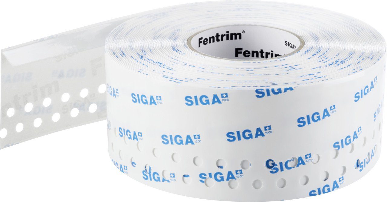 Klebeband Siga Klebeband Fentrim 20 15 m x 10 cm weiß