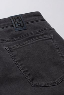 MEYER 5-Pocket-Jeans im unifarbenem Design