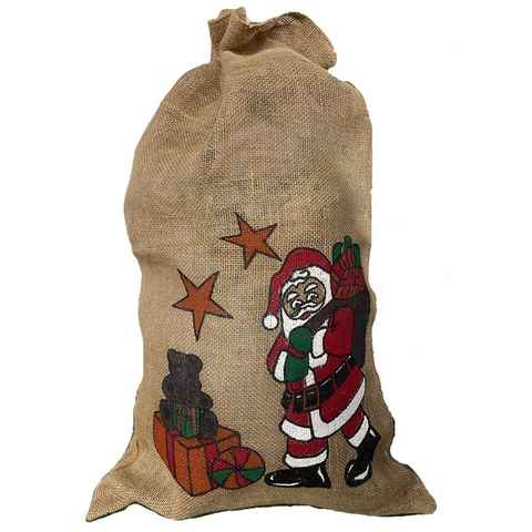 RIFFELMACHER & WEINBERGER Weihnachtsmann Geschenkesack Jutesack - Geschenkverpackung Weihnachten zur Auswahl (1 St)