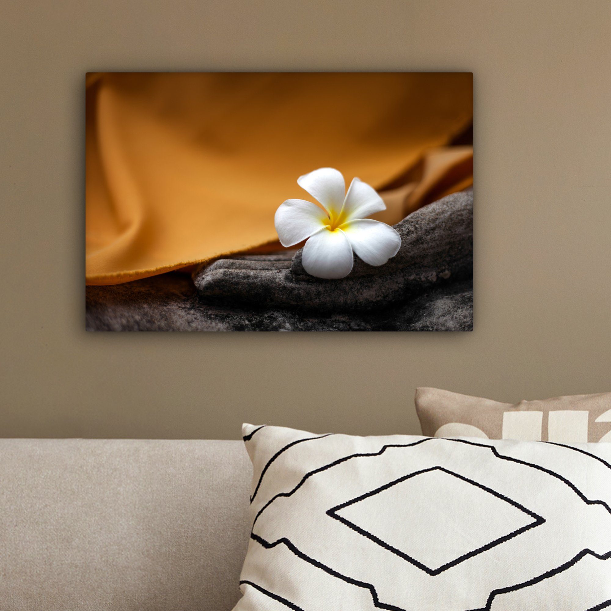 cm Aufhängefertig, St), Blume, OneMillionCanvasses® Wanddeko, Wandbild 30x20 Lilie (1 Leinwandbilder, Leinwandbild