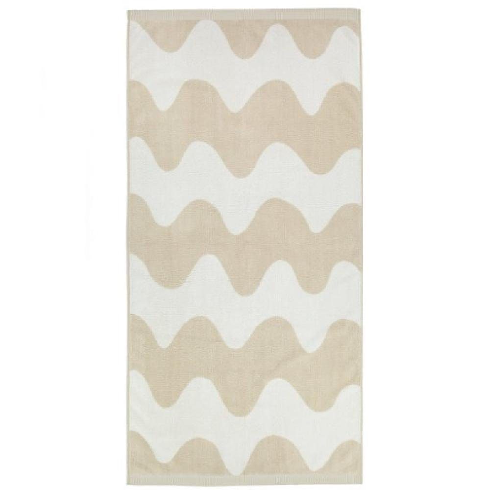 Badetücher Badetuch Beige-Weiß Lokki Marimekko