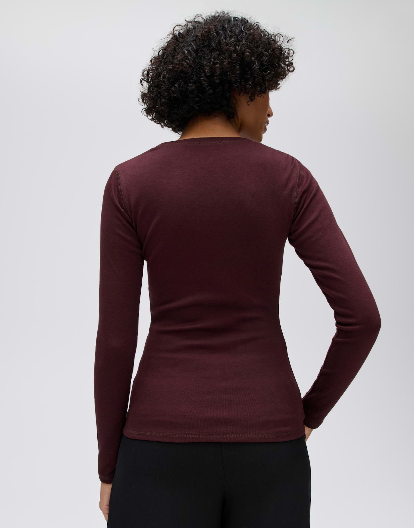 OPUS Langarmshirt SORANA Slim Longsleeve aus Baumwoll Mix – Bild 3 von 5