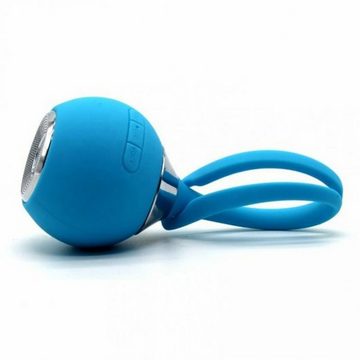Bigbuy Tragbare Bluetooth-Lautsprecher Blau Lautsprecher