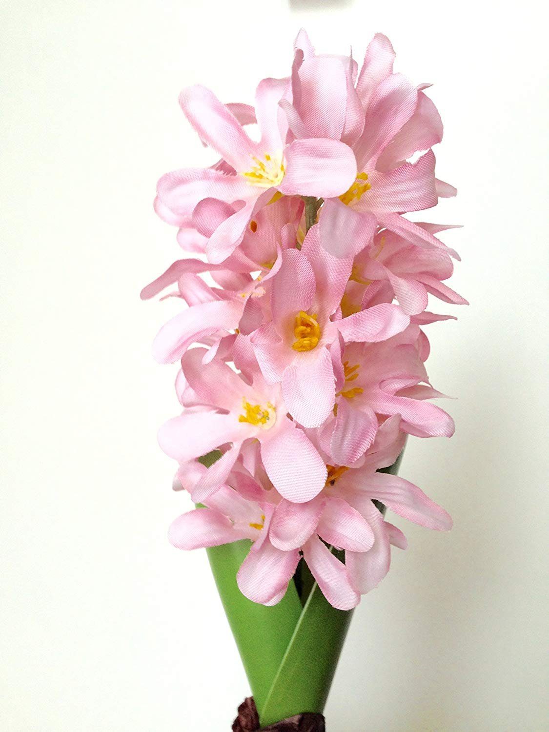Kunstblume Künstliche Hyazinthe im Topf 27cm Ostern Rosa Florissima Tischdeko