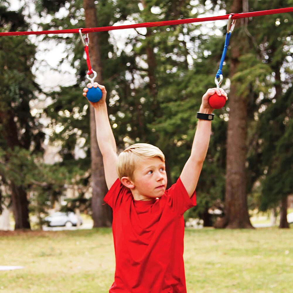 Slackers Slackline Ninja Bälle, Herausfordernde Hindernisse für Ihre Slackers „Ninja Line“