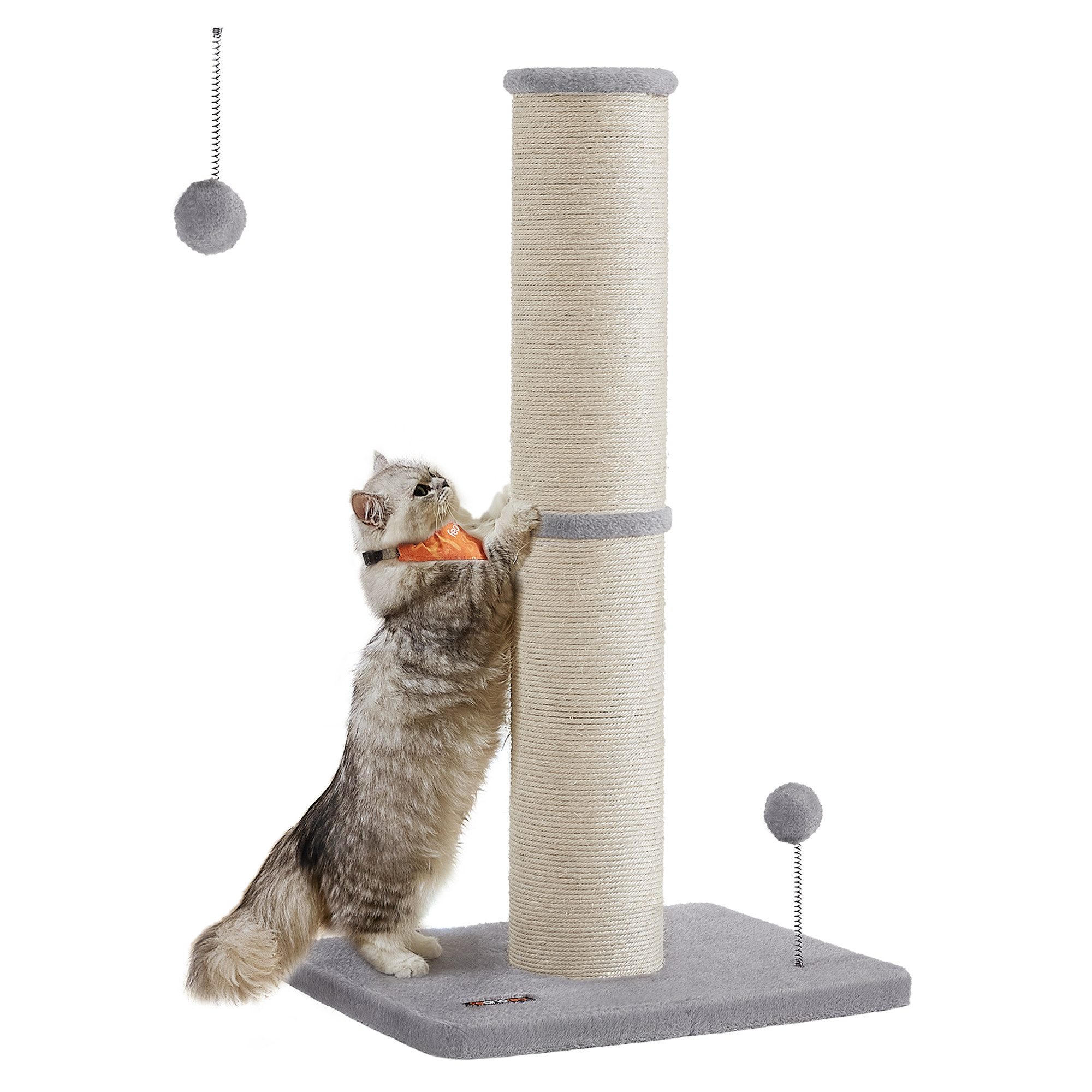 FEANDREA Kratzbaum L-XXL, Kratzsäule Kratzstamm für mittelgroße und große Katzen