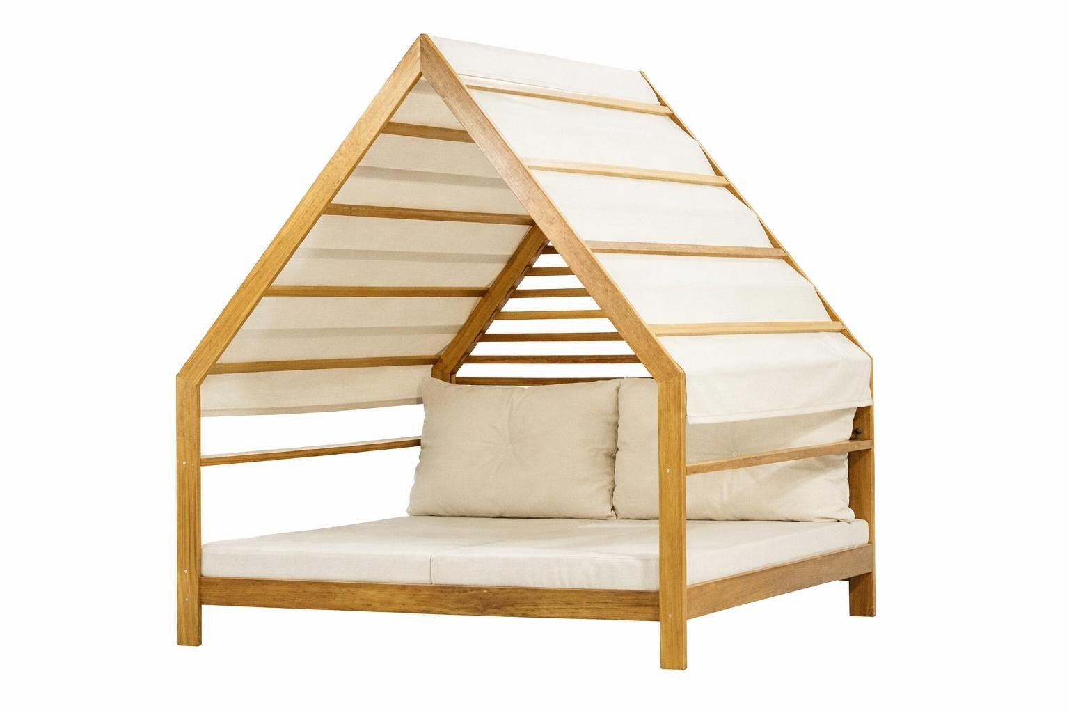 Xlmoebel Gartenliege Moderne Gartenliege aus Holz – Bequem und entspannend, Geschlossener Sonnenliege, 3 St., Geschlossener Sonnenliege, Made in Europa