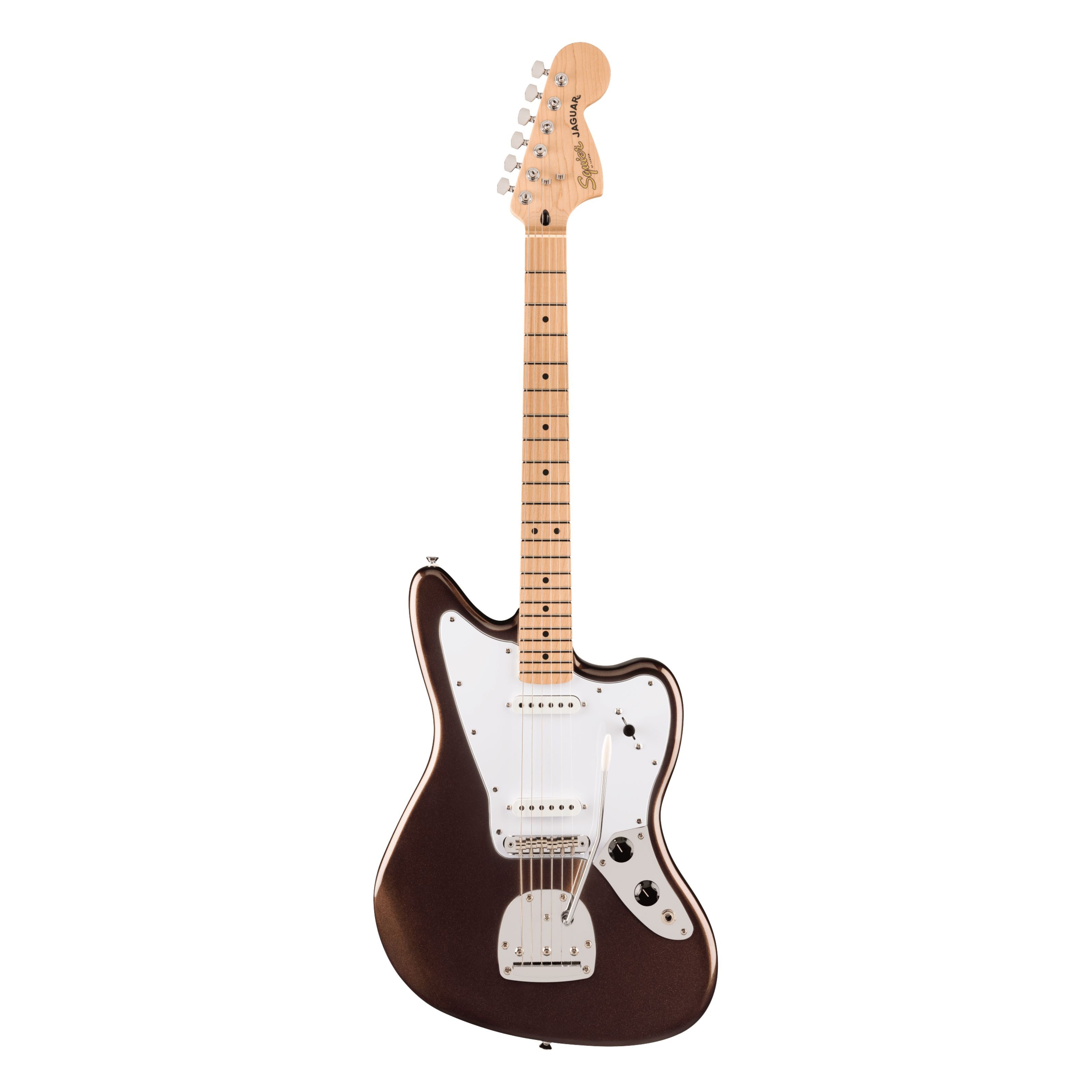 Squier E-Gitarre, E-Gitarren, Andere Modelle, Affinity Jaguar MN MMB Mystic Metallic Brown - E-Gitarre
