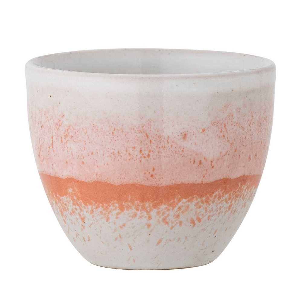 Bloomingville Becher Bloomingville Becher PAULA KLEIN Orange Weiß