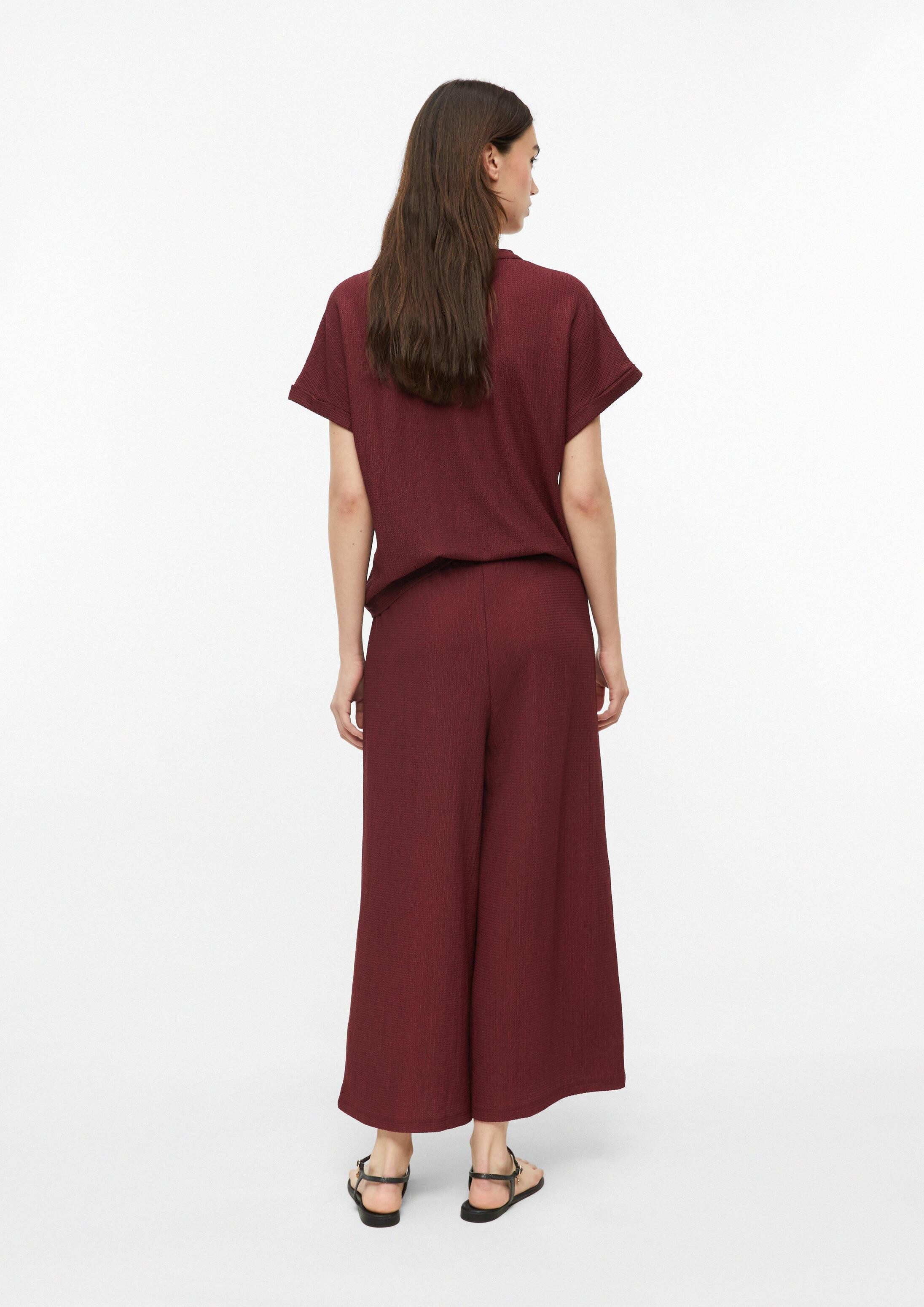 s.Oliver Culotte Hose Culotte aus Crêpejersey