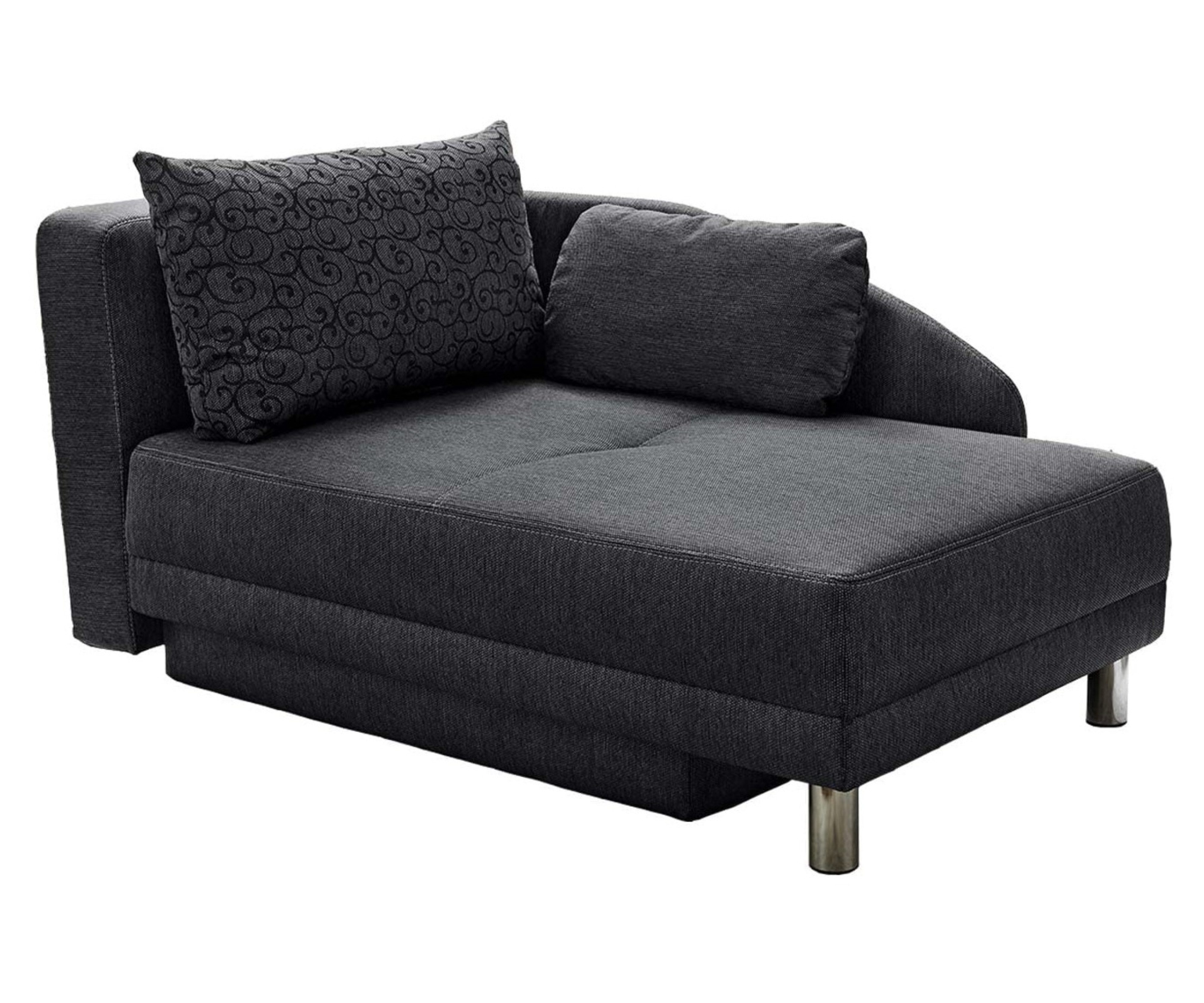 luma-home Recamiere 15121, mit Bettfunktion B149/T90/H80 cm, Federkern, Bet günstig online kaufen