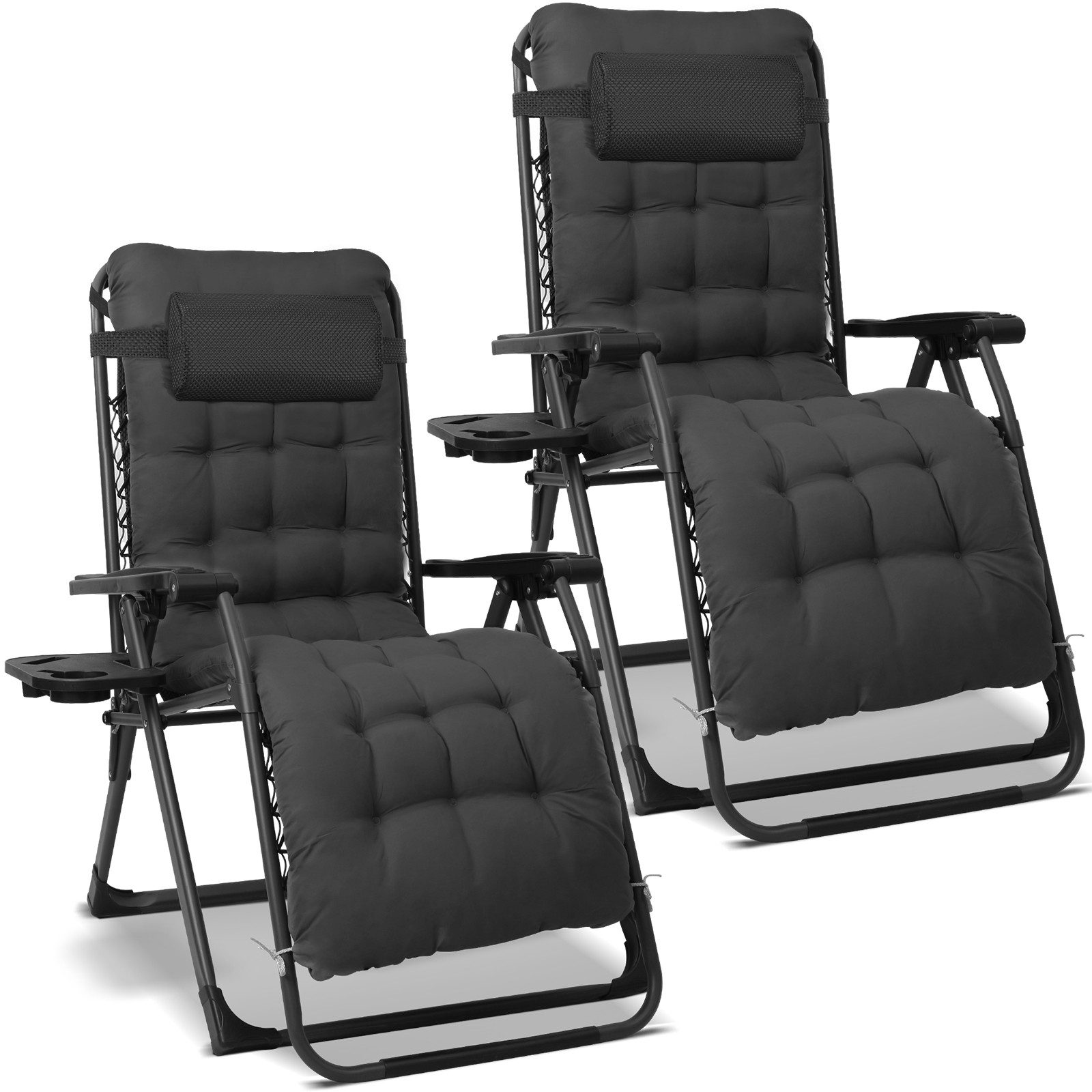 HOMECALL Gartenliege Sonnenliege Klappbar, Liegestuhl mit Weiches Kissen, X günstig online kaufen