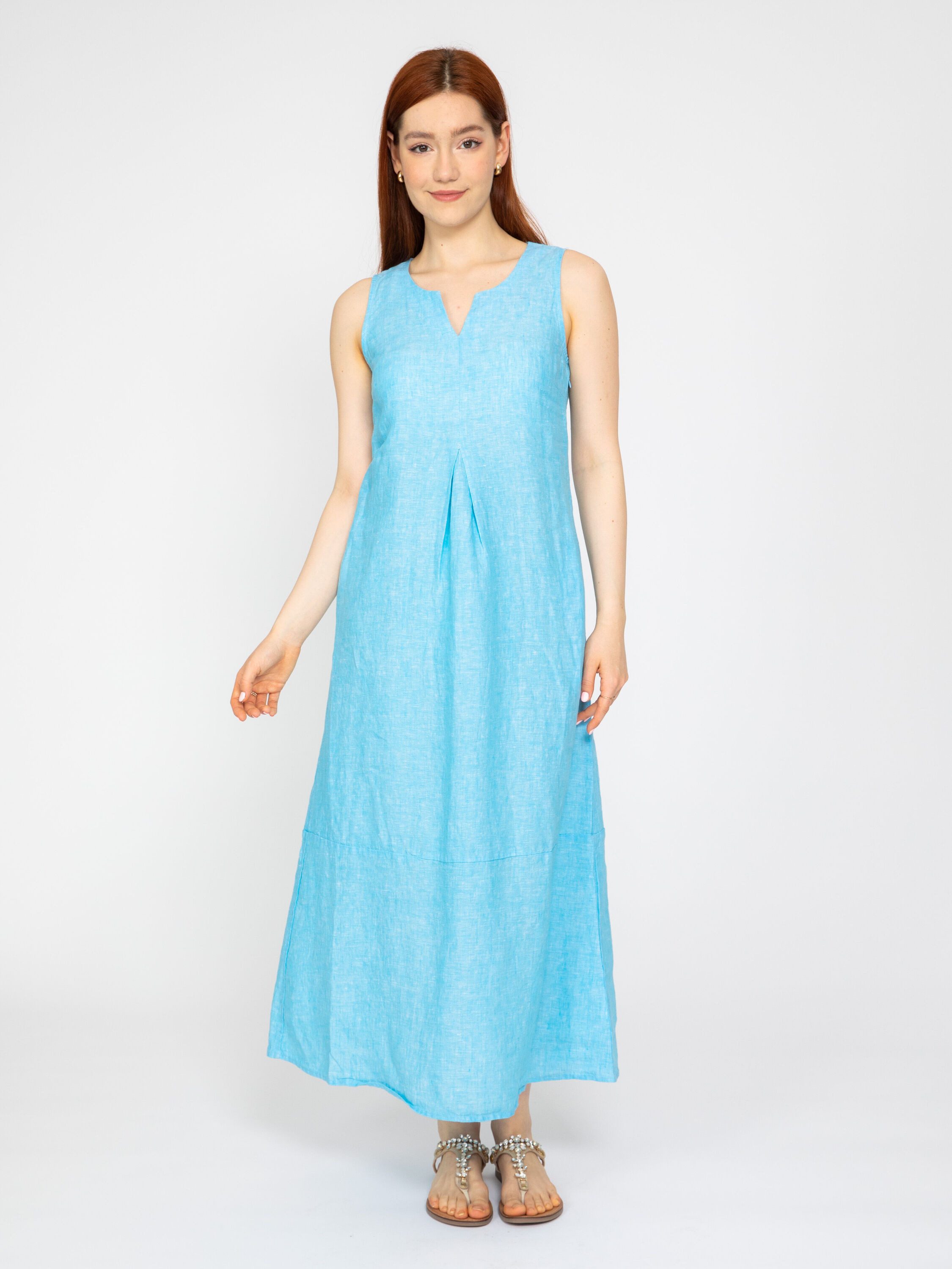 VICCI Germany A-Linien-Kleid (1-tlg) aus Leinen günstig online kaufen