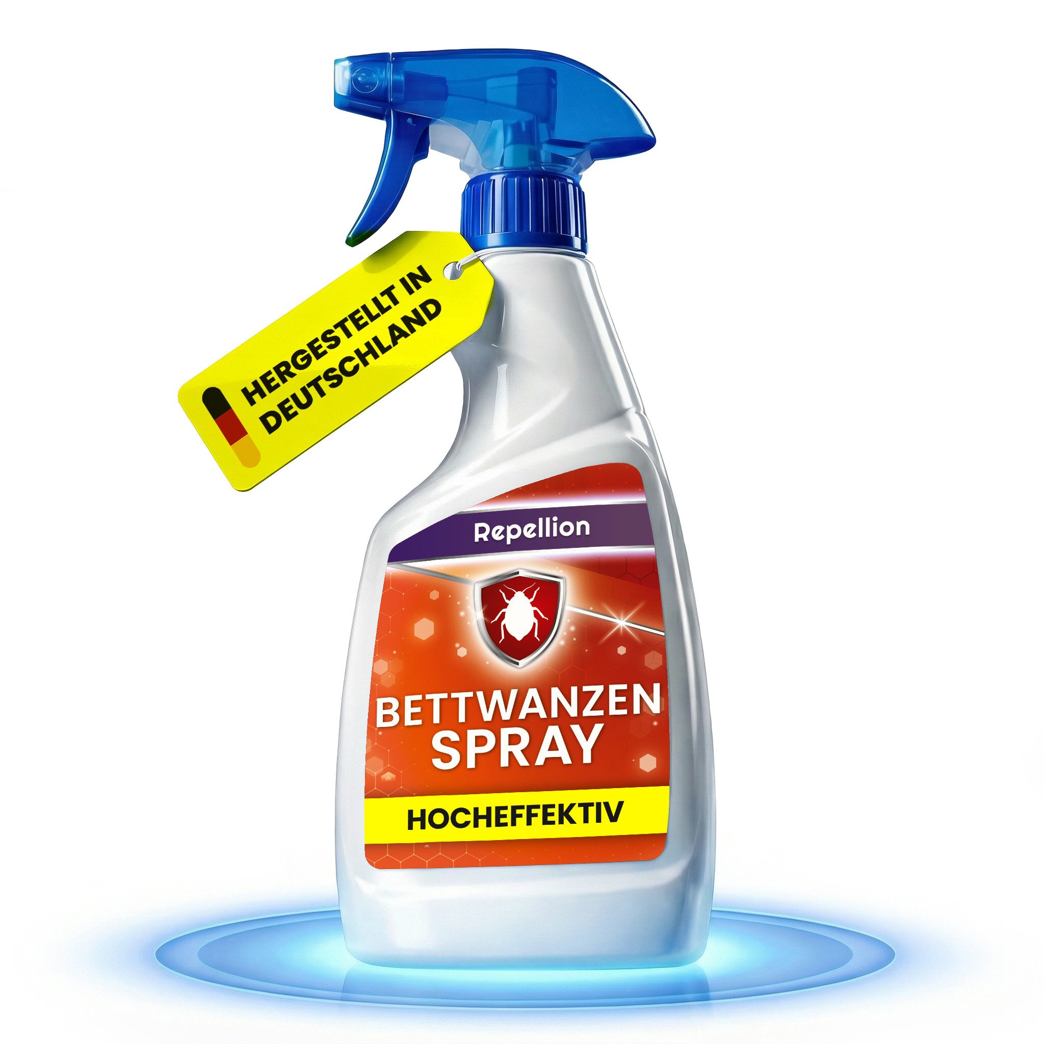 Repellion Insektenspray Bettwanzenspray Mittel gegen Bettwanzen - Bettwanzenbekämpfung, 500 ml, Schutz gegen Bettwanze im Wohnbereich