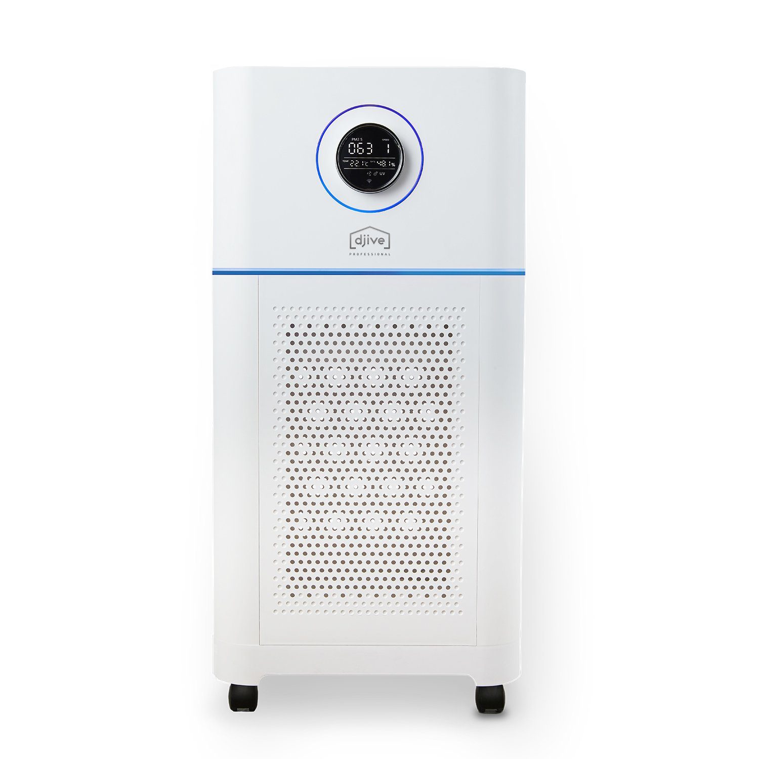 djive Luftreiniger PURE 800, für 100 m² Räume, Luftbefeuchtung, HEPA 14 & Aktivkohle, für Allergiker & Pollen, leise