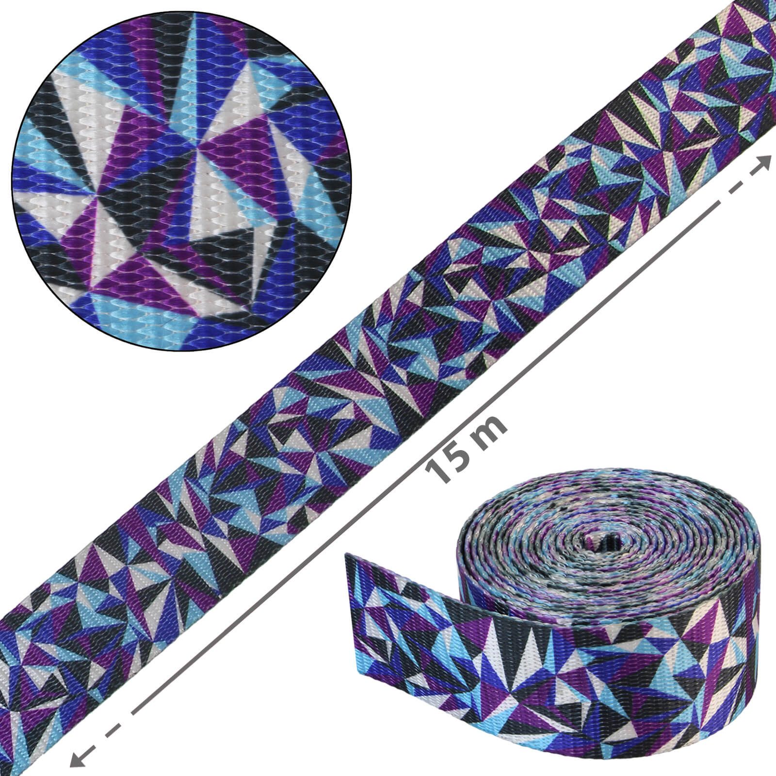 ALPIDEX Slackline ALPIDEX Slackline Set 15 m + Baumschutz und Ratschenschutz