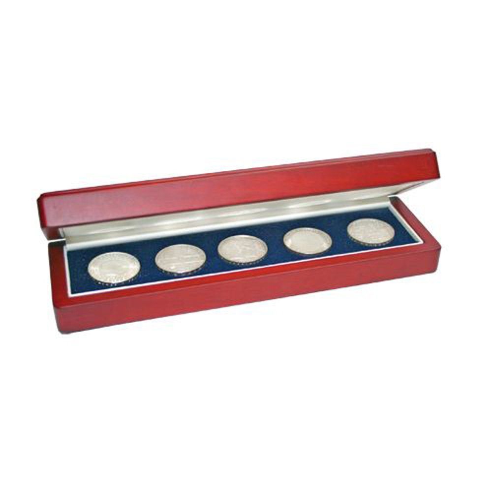 SAFE-ID 7802 - Album Per Collezione Medaglie Da 48 Posti Con Fogli In Plastica E Alveoli, Rilegatura A 4 Anelli, 250x230x80 Mm - 3