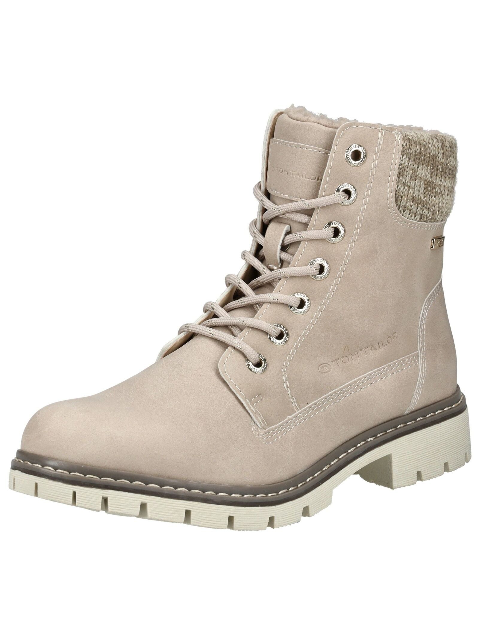 TOM TAILOR Tom Tailor Сапогиette Lederimitat/Textil Schnürstiefelette
