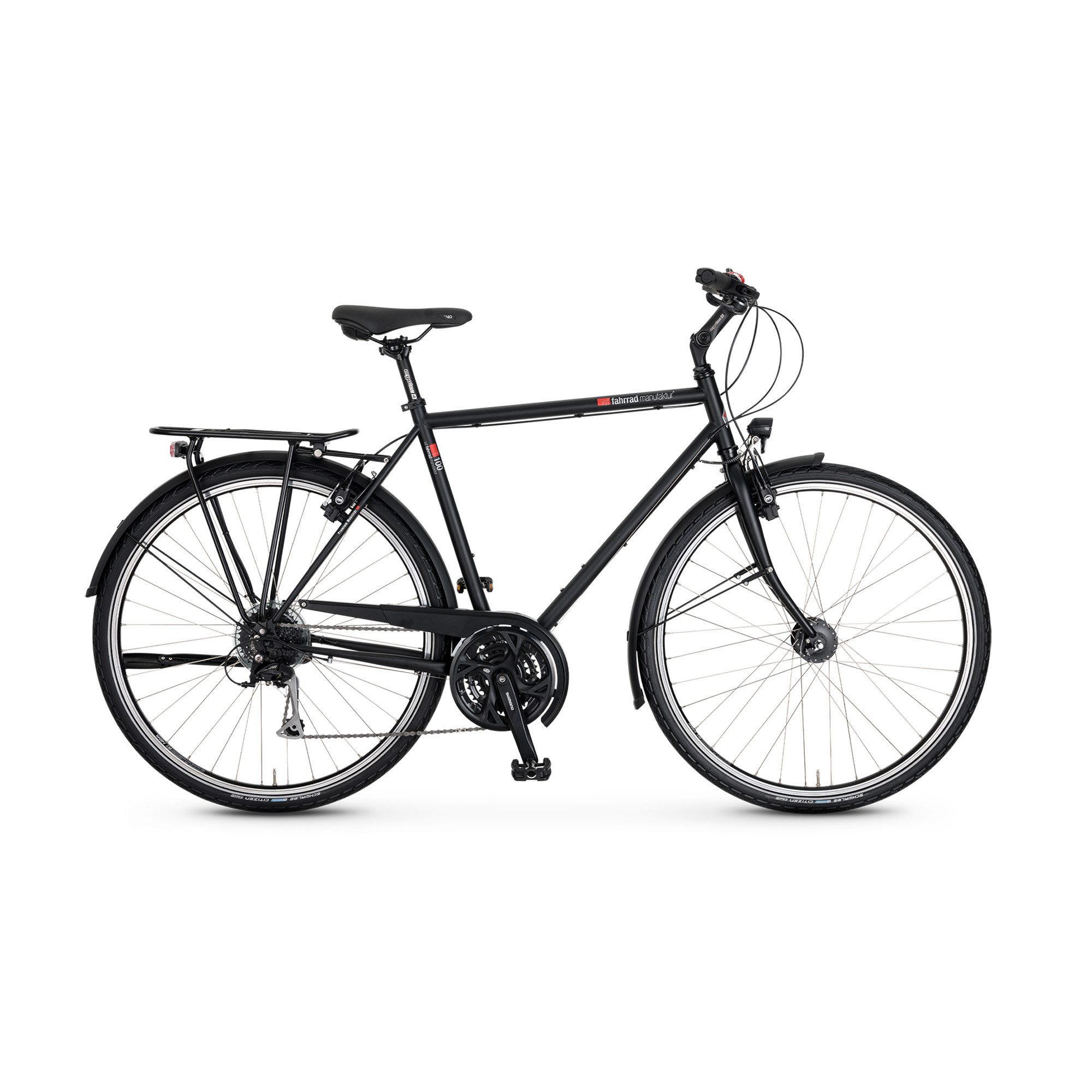 vsf fahrradmanufaktur Trekkingrad vsf fahrradmanufaktur T-100 Shimano Alivio 27-Gang / HS11, 27 Gang, Frame Size: Diamond 57 cm