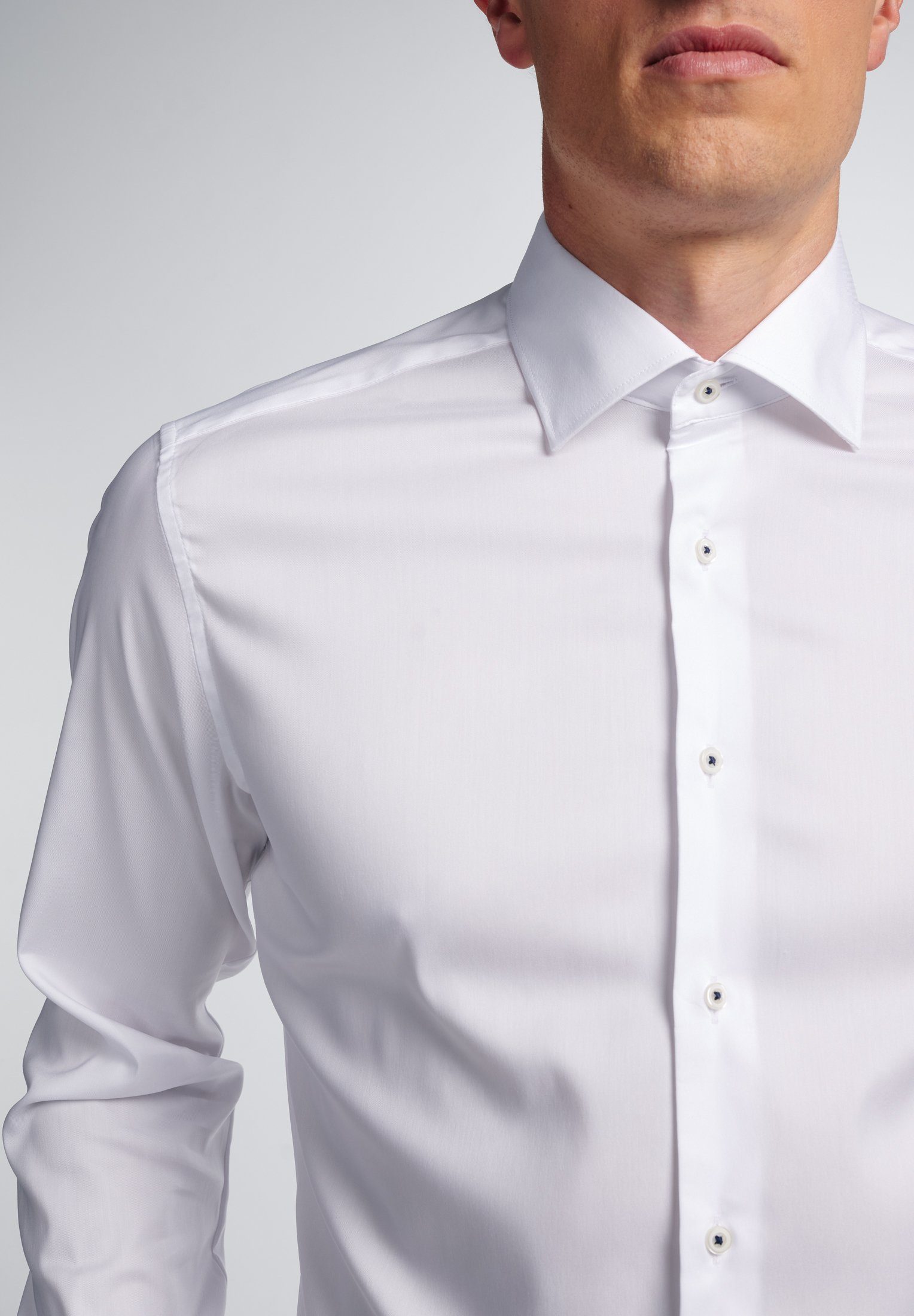 Eterna Langarmhemd SLIM FIT EASY IRON (bügelleicht)