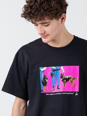 HUF T-Shirt HUF x Pleasures Gang Control Tee