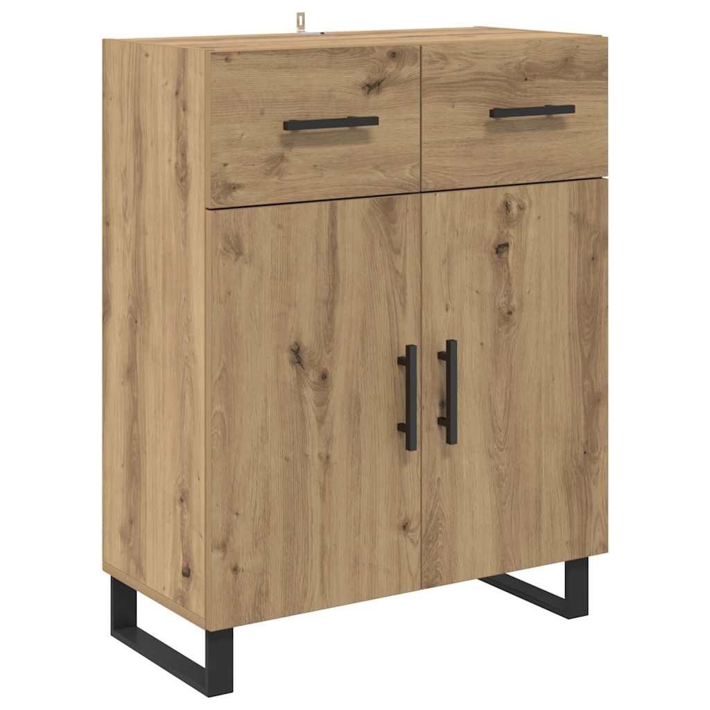 vidaXL Sideboard Sideboard Artisan-Eiche 69,5 x 34 x 90 cm Holzwerkstoff (1 günstig online kaufen