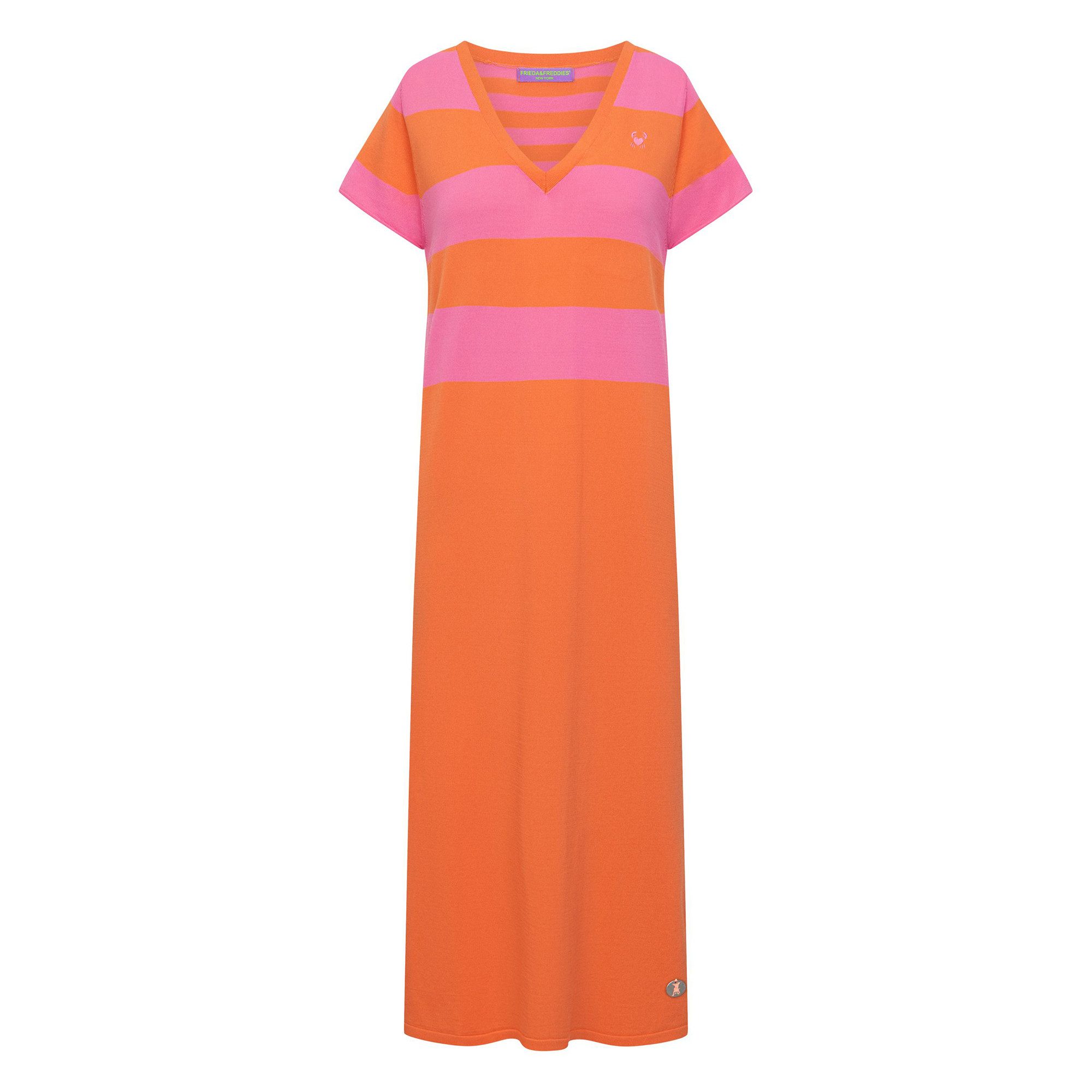 Frieda & Freddies NY Maxikleid lava orange