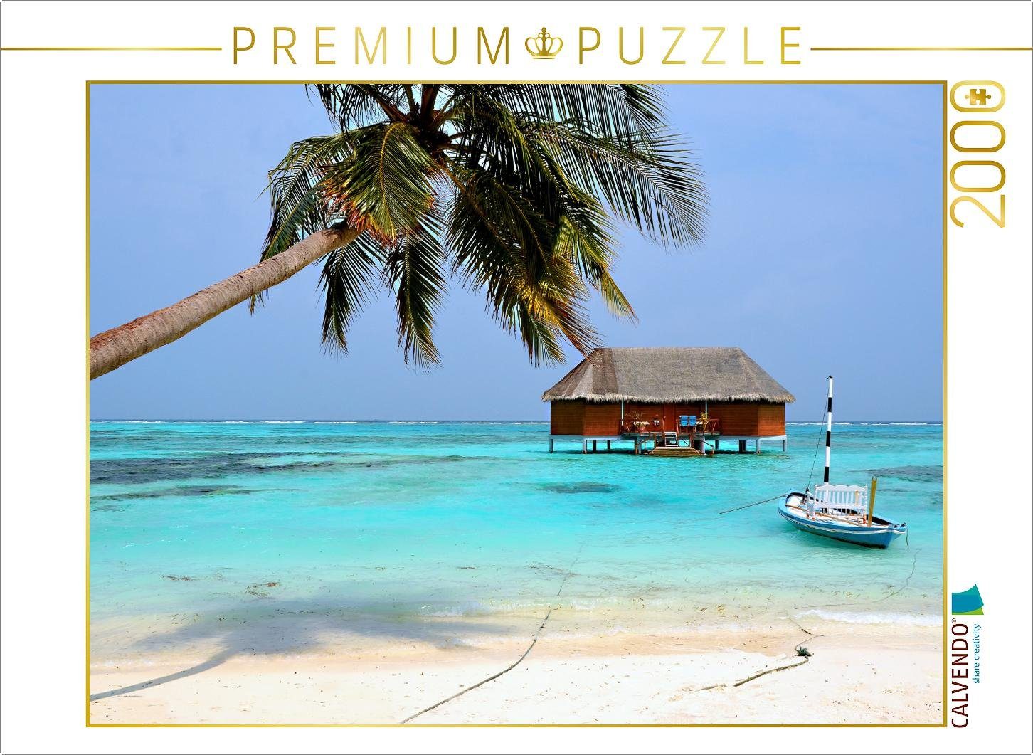 CALVENDO Puzzle CALVENDO Puzzle So schön sind die Malediven 2000 Teile Lege-Größe 90 x 67 cm Foto-Puzzle Bild von Nina Schwarze, 2000 Puzzleteile