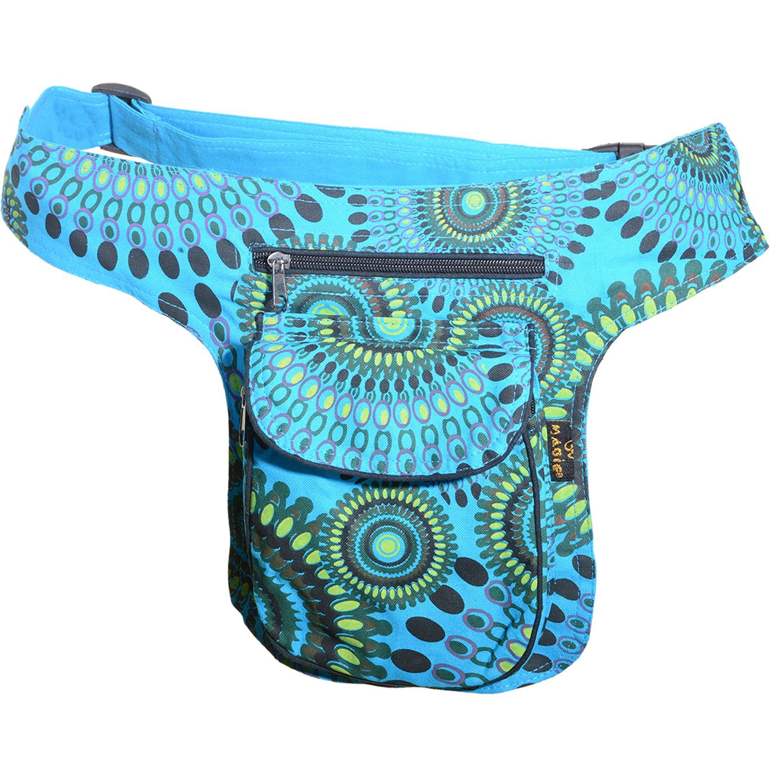 KUNST UND MAGIE Bauchtasche KUNST UND MAGIE Bauchtasche Mandala-Print Gürteltasche Festivaltasche