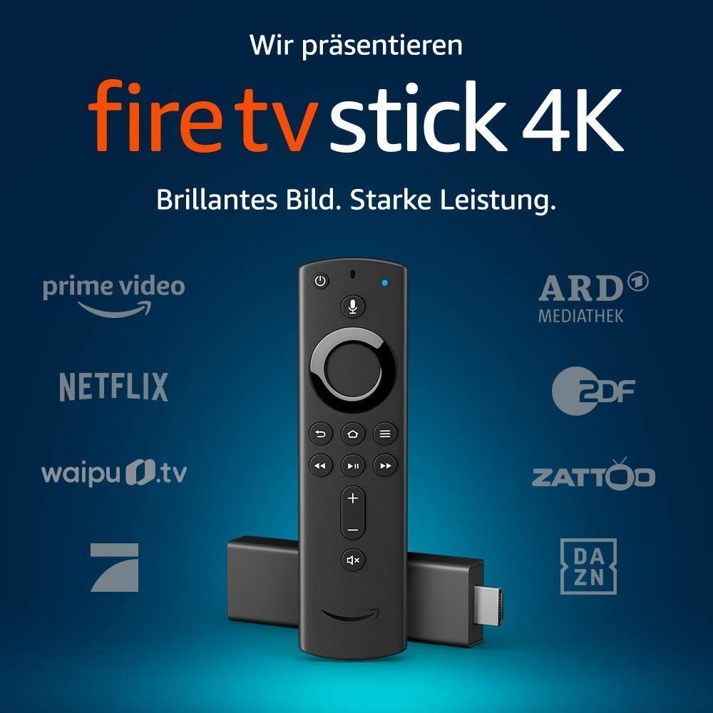 Amazon Streaming-Stick Fire TV Stick 4K mit neuer Alexa Sprachfernbedienung