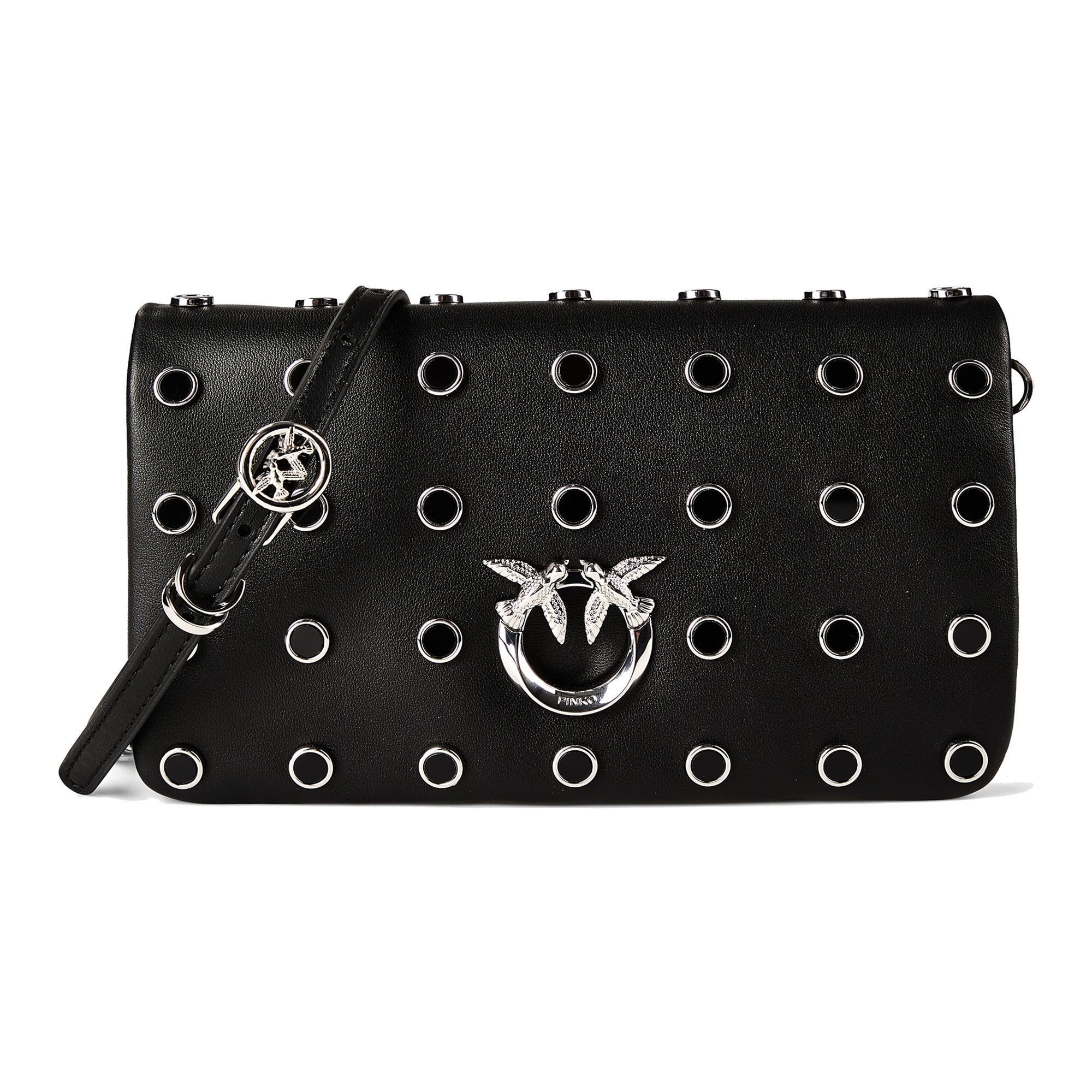 PINKO Clutch Love Click, Leder