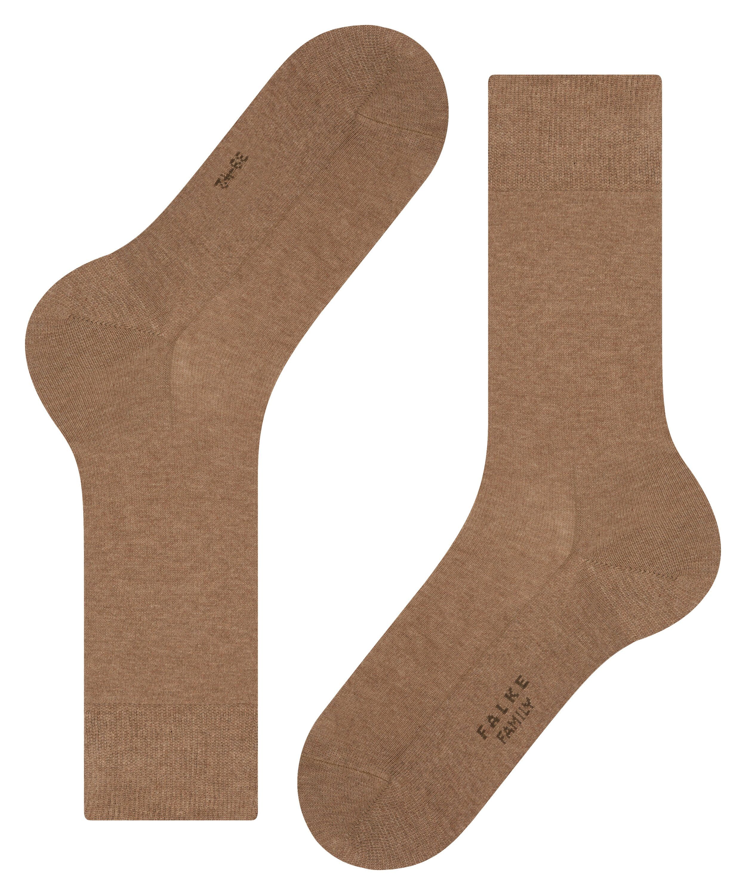 (1-Paar) Socken mel FALKE Family nutmeg (5410)