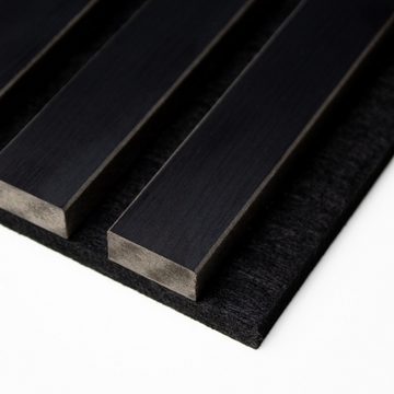 Kaiser plastic Wandpaneel Kaiser Akustikpaneele, Farbe: Eiche schwarz, verschiedene Formate