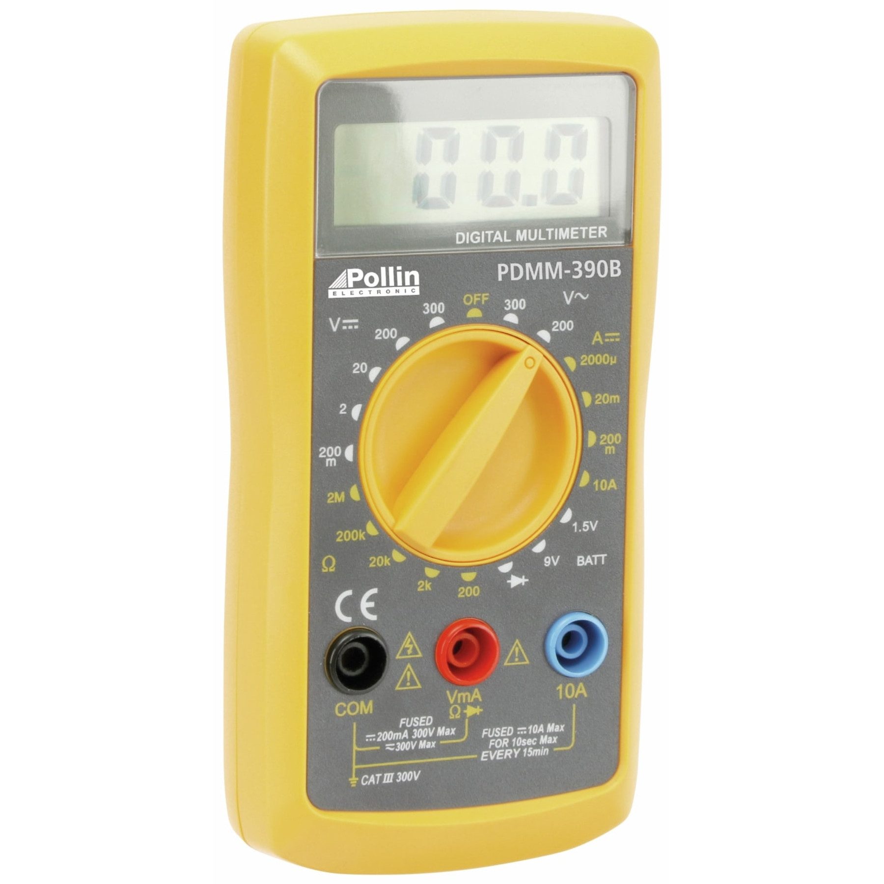 Pollin Strommessgerät Digital-Multimeter PDMM-390B