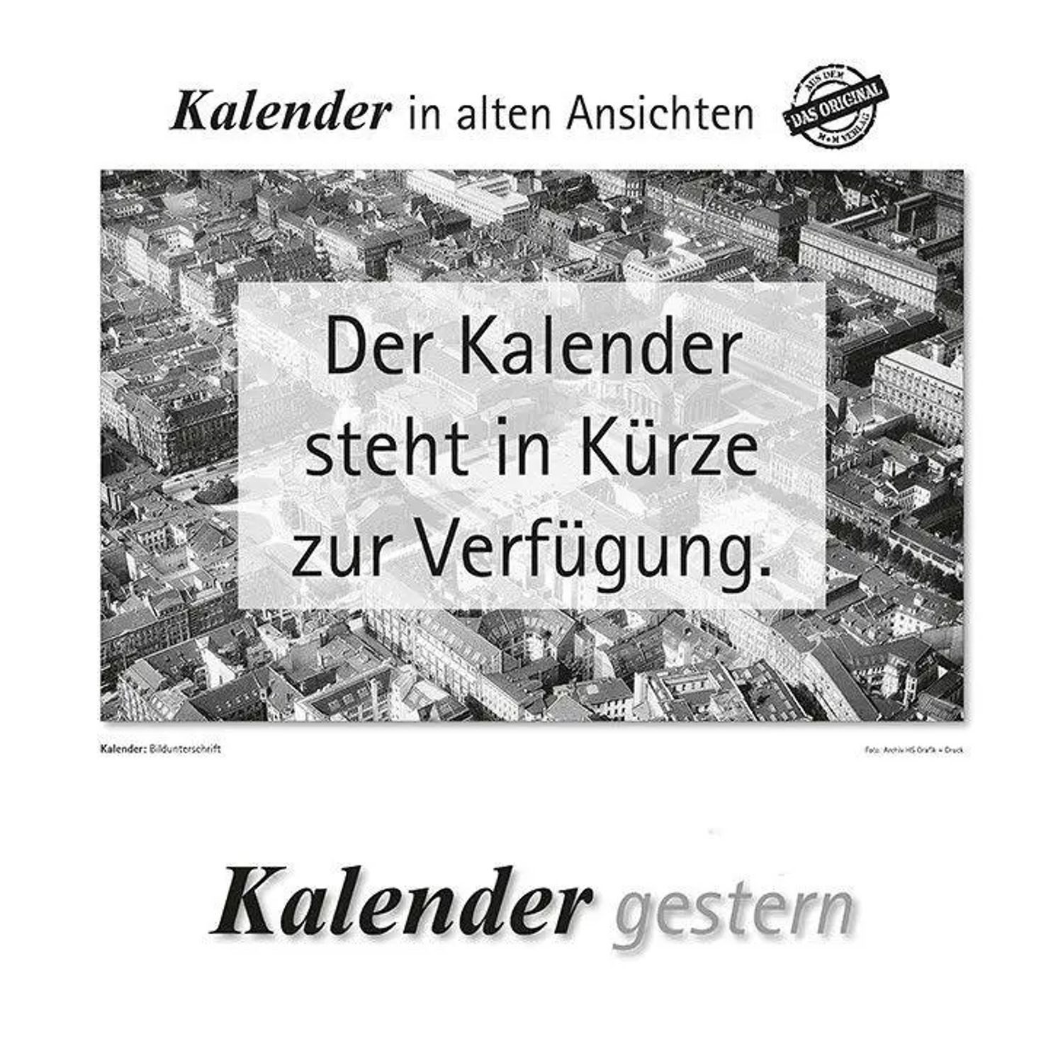 Wandkalender Sudetenland gestern 2027