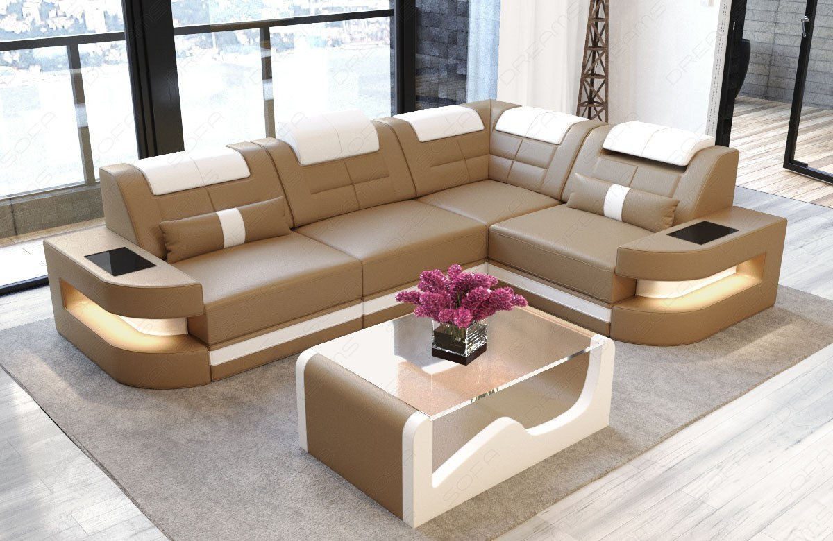 Sofa Dreams Ecksofa Ledersofa Como L günstig online kaufen