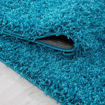 Hochflor-Teppich Teppich Langflor Shaggy Hochflorteppich Wohnzimmer Schlafzimmer, Miovani, Rechteckig, Höhe: 30 mm