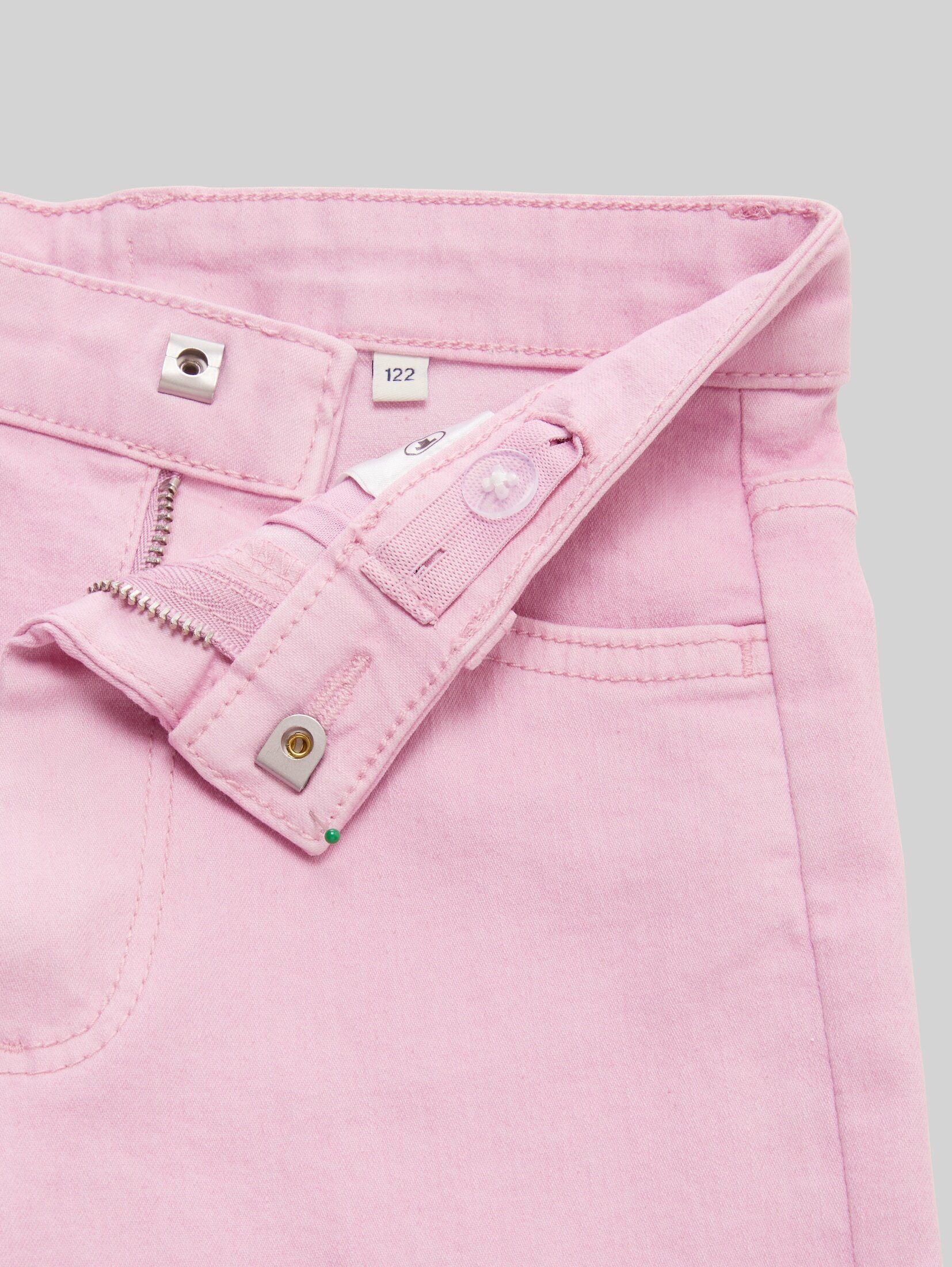 TOM TAILOR Weite Jeans Jeanshosen Wide Leg Jeans mit Herz-Details