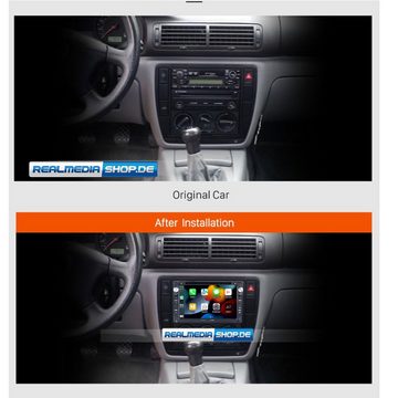 TAFFIO Für VW T5 Golf Polo Sharan Bora 7"Touch Android Autoradio GPS CarPlay Einbau-Navigationsgerät