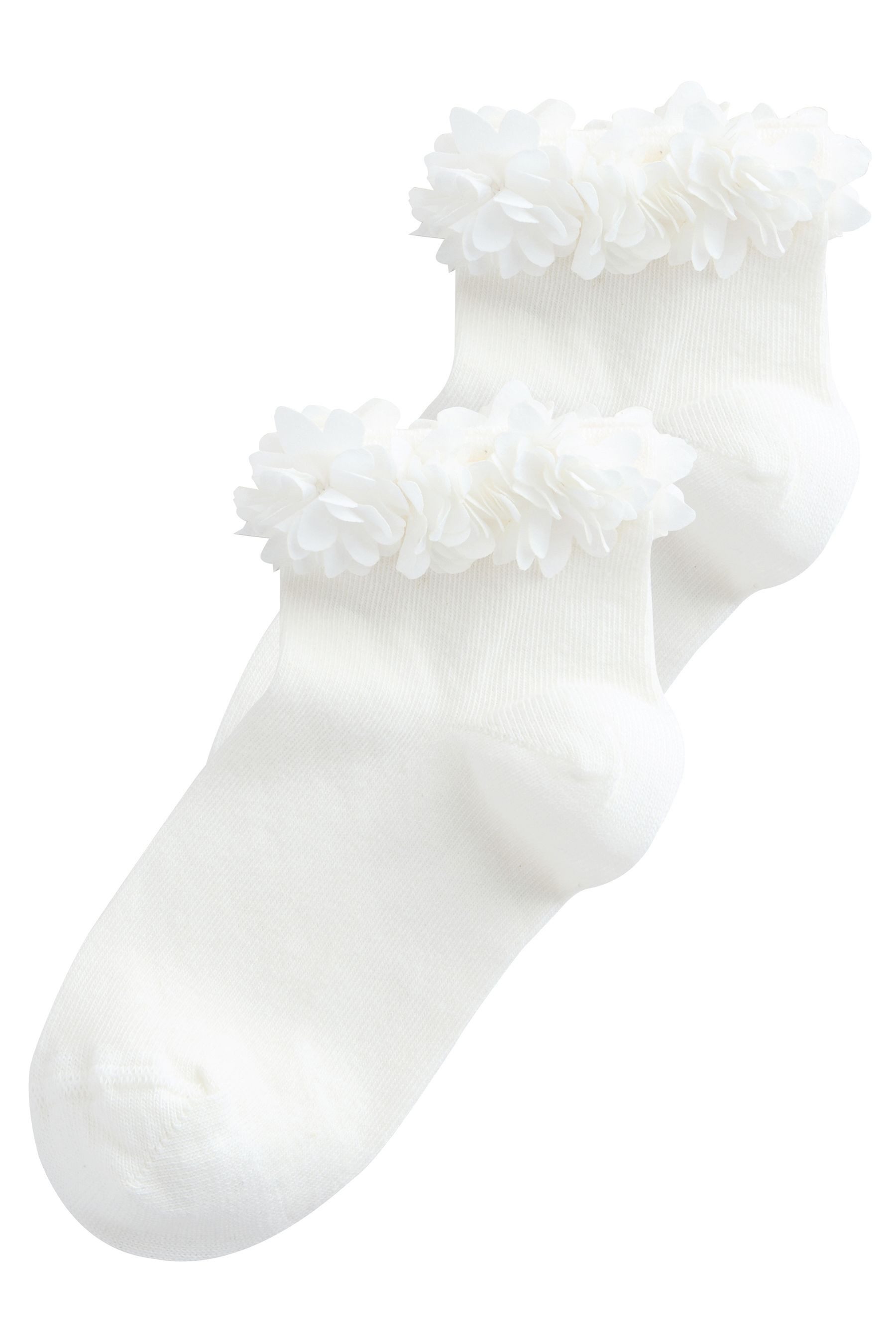 Kurzsocken Brautjungfernsöckchen mit Baumwolle, 2er-Pack