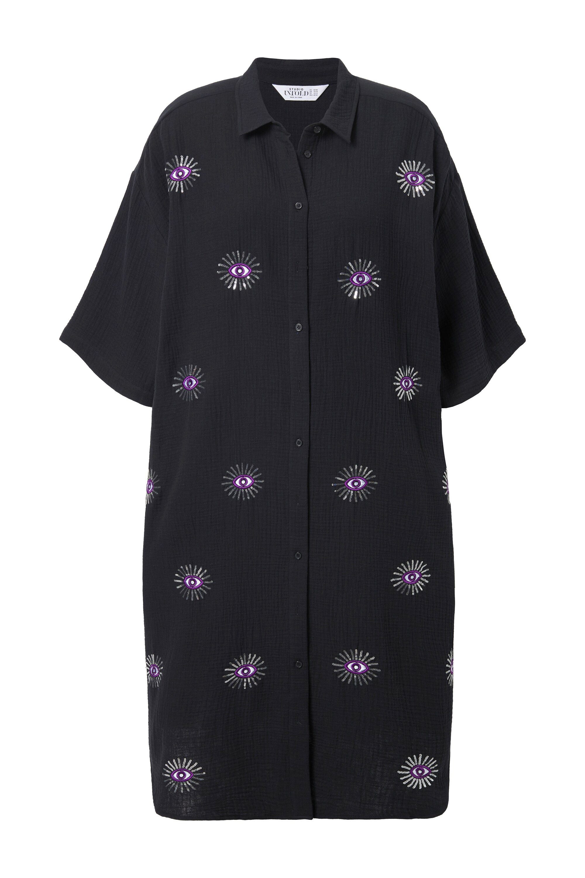 Studio Untold Midikleid Midikleid oversized Musselin günstig online kaufen