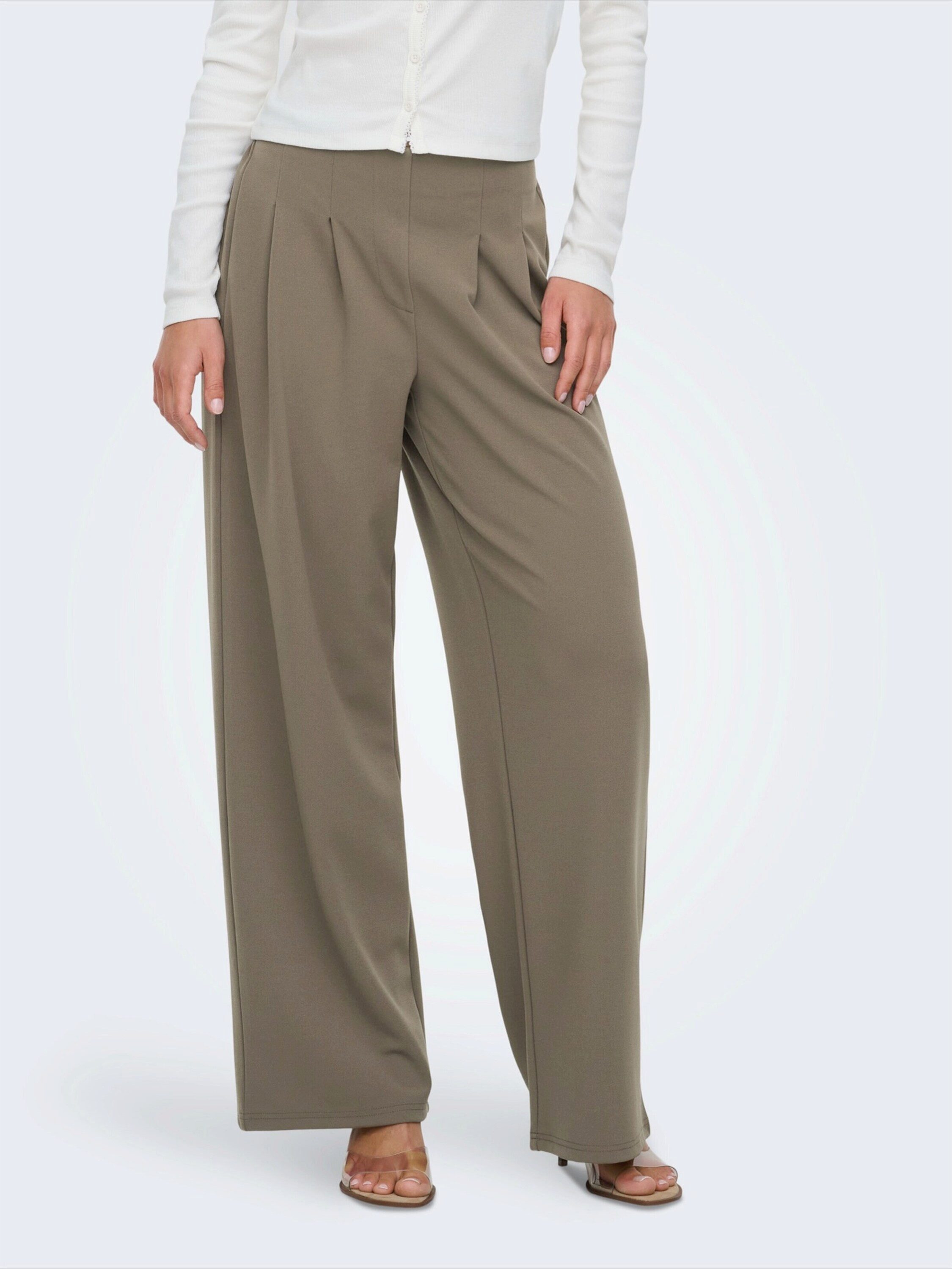 ONLY Bundfaltenhose ONLCECILIA (1-tlg) Drapiert/gerafft