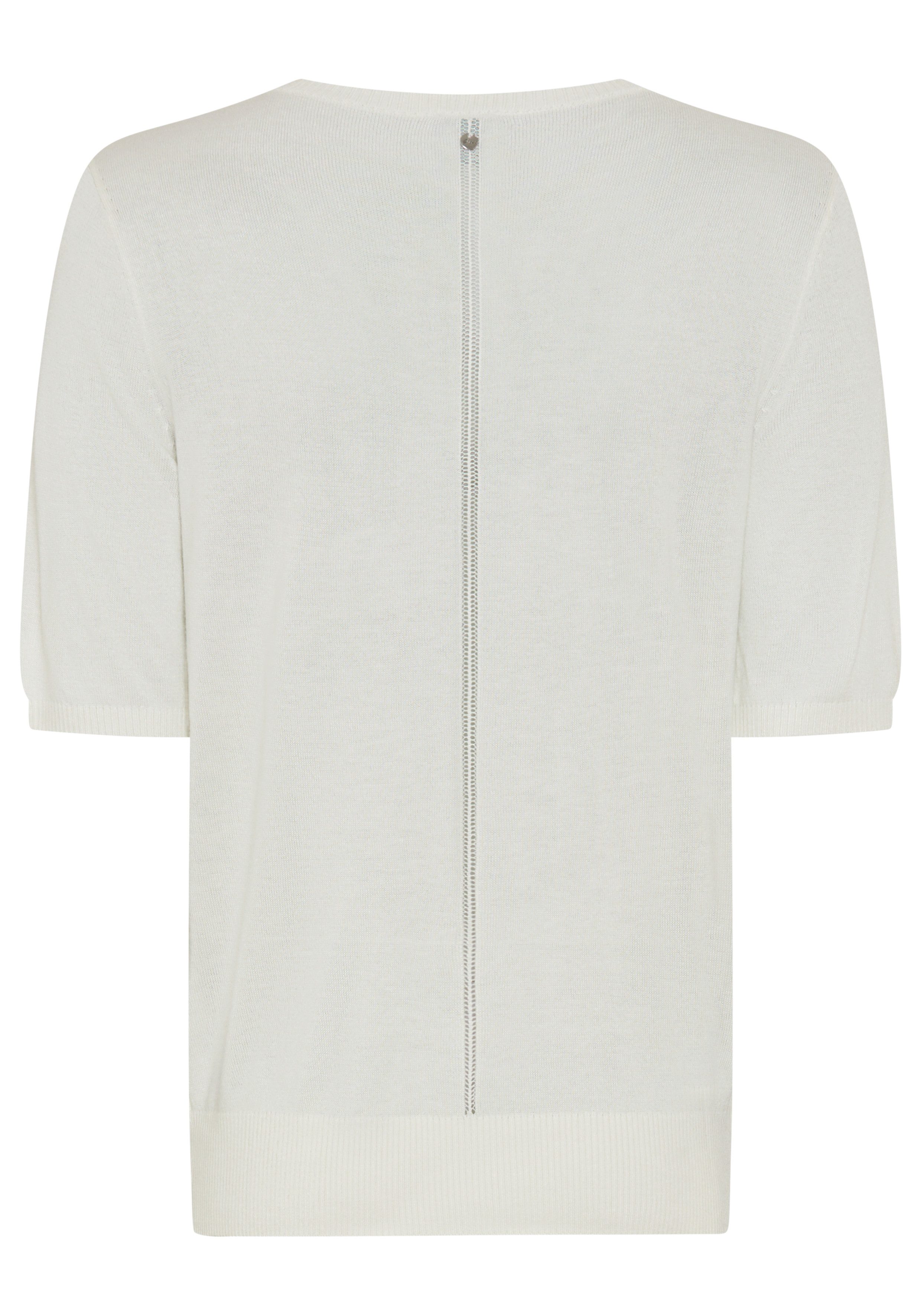 BOSS ORANGE Kurzarmpullover Fiaffu Premium Damenmode mit Lochmuster, Kaschm günstig online kaufen