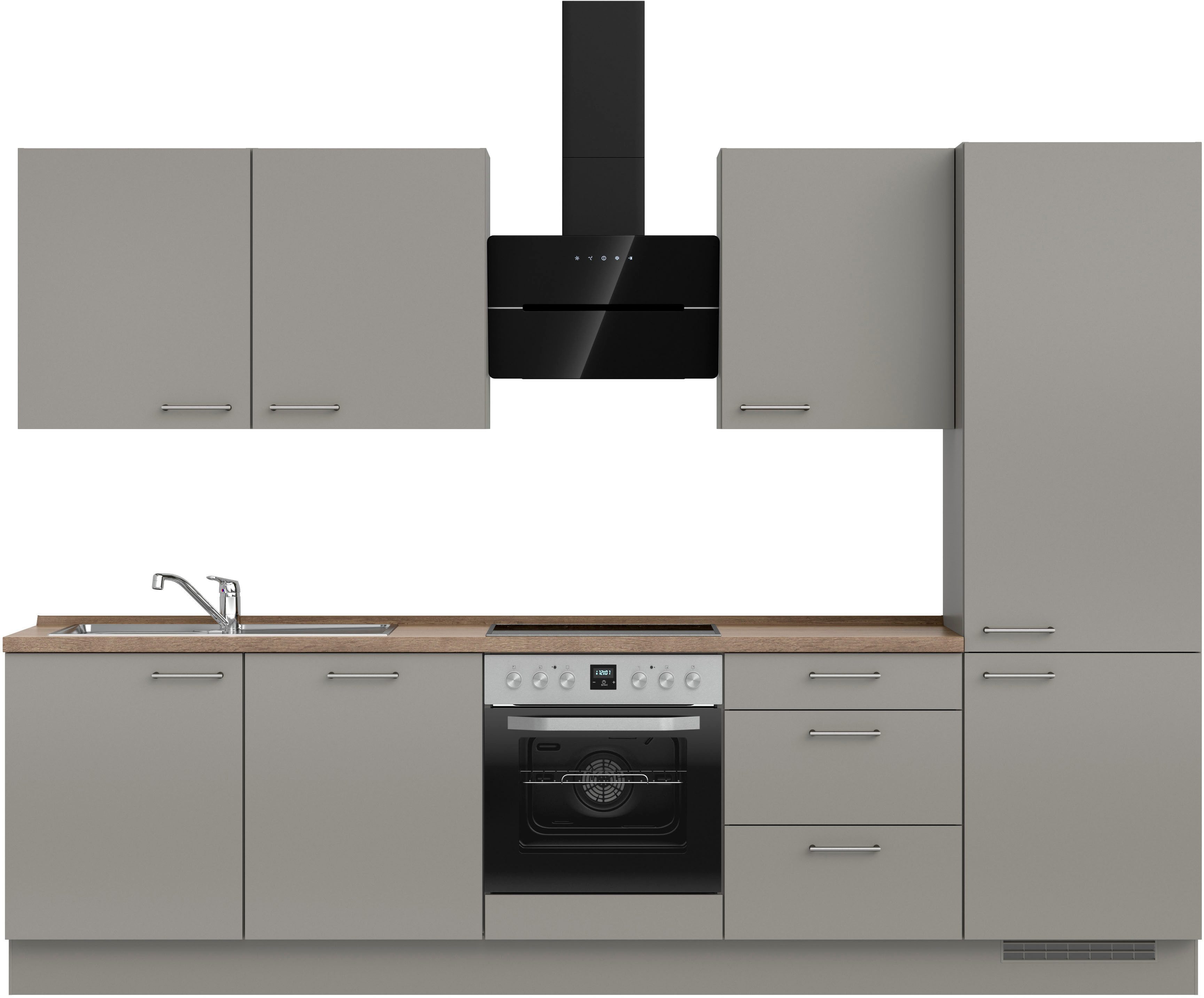 nobilia® Küchenzeile "Laser II", vormontiert, Ausrichtung günstig online kaufen