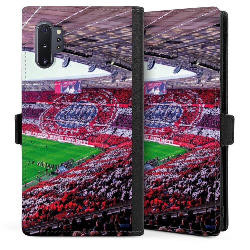 DeinDesign Handyhülle FCB Stadion FC Bayern München FCB Stadion Tribüne, Samsung Galaxy Note 10 Plus Hülle Handy Flip Case Wallet Cover