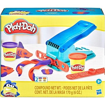 Hasbro Knetform-Set Play-Doh B5554 Knetwerkpresse inkl. 2 Dosen Knete, für fantasievolles (Spar-Set)