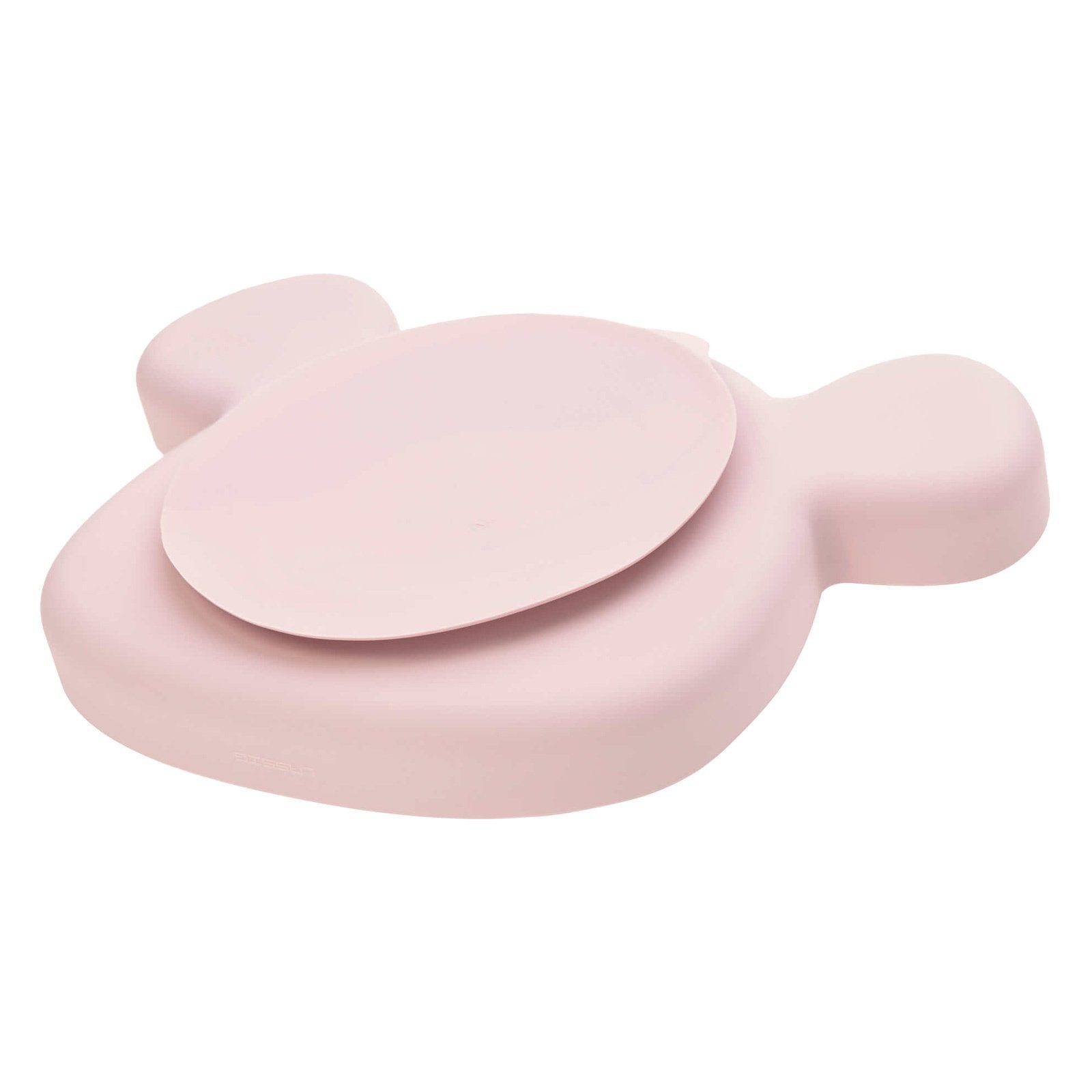 LÄSSIG Kindergeschirr-Set Little Chums (2-tlg), Material-Mix und Esslernteller rosa Mouse Platzset