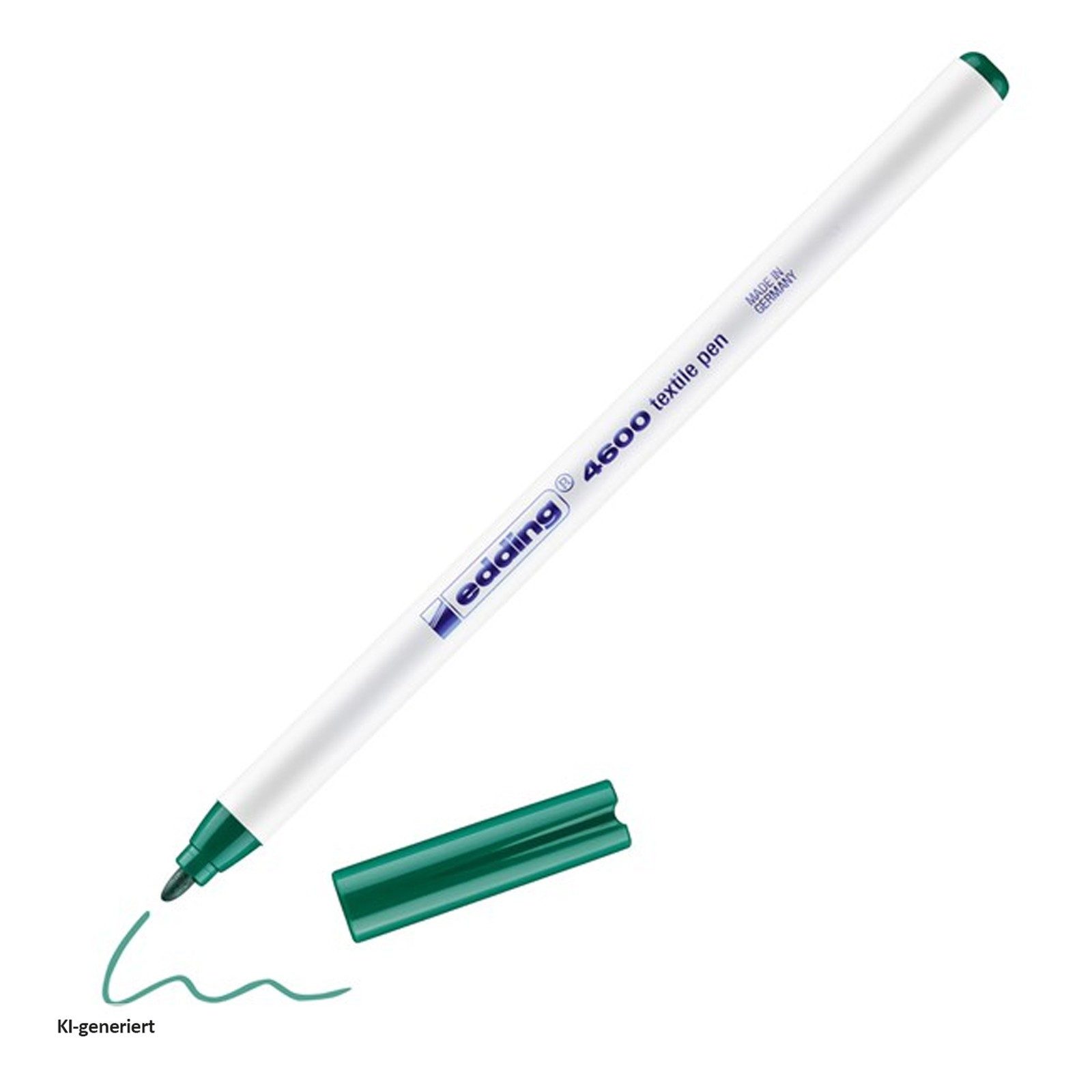 edding Permanentmarker Textilstift Rundspitze 1 mm edding 4600, (Stück, 1-tlg., 1 Textilstift edding 4600), Permanentmarker
