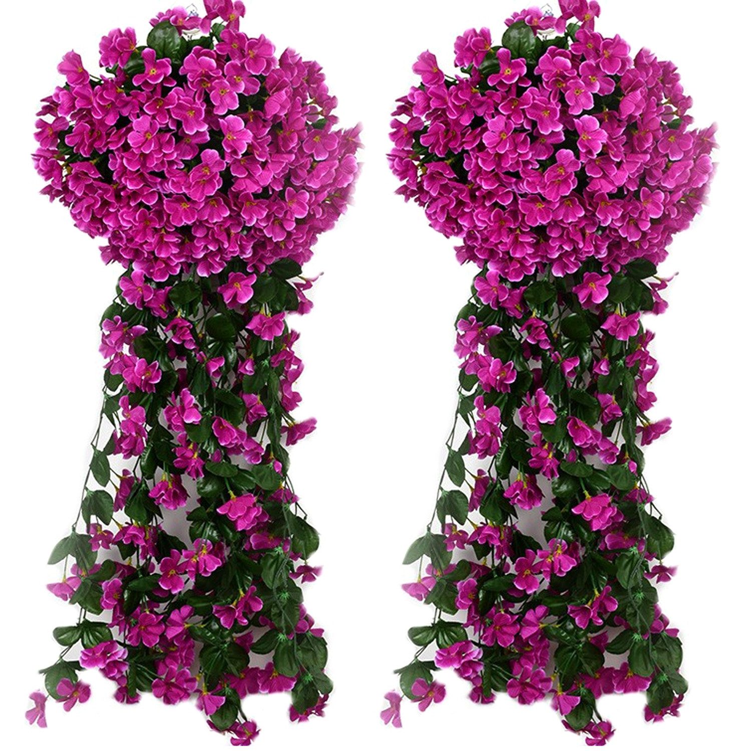 Kunstblumenstrauß Künstlich Hängende Blumen, Kunstblumen Veilchen Hgende